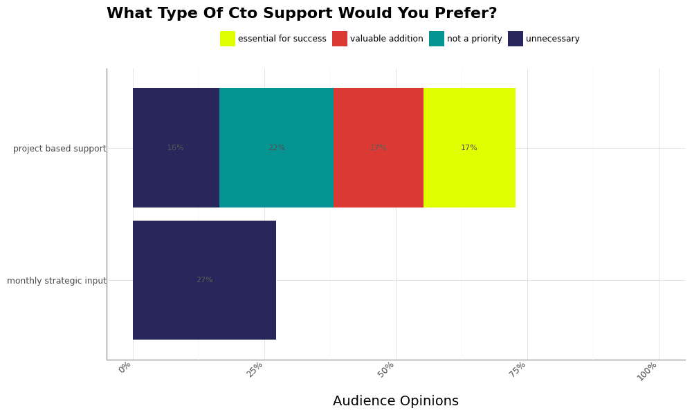 Chart - What Type of CTO Support Would You Prefer?